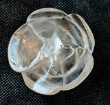 Clear Quartz Crystal 3D Rose Carving 🌹
