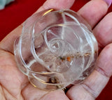 Clear Quartz Crystal 3D Rose Carving 🌹