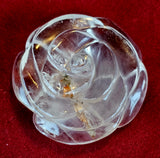 Clear Quartz Crystal 3D Rose Carving 🌹