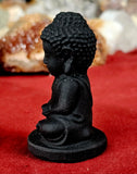 Matte Finished Black Obsidian Crystal Buddha Figurine 🖤🧘‍♀️