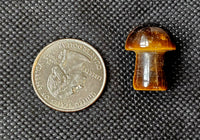 Tiger's Eye Mini Crystal Mushroom 🍄
