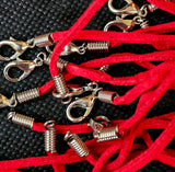 Red Leather Rope Chain