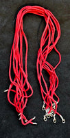 Red Leather Rope Chain