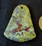 LG. Bell Shaped Dragon's Blood Drilled Cabochon 🐉🔔♥️🐲