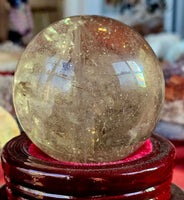 LG. High Clarity Smokey Quartz Crystal Sphere 🔮
