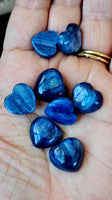 Gem Grade Quality Kyanite Crystal Heart Cabochon 💎🩵