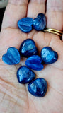 Gem Grade Quality Kyanite Crystal Heart Cabochon 💎🩵