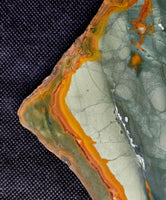 Lapidary Grade Gary Green Jasper Crystal Slab 💚💛