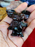 Garnet & Quartz Crystal Gizmo Gremlins Figurine 🖤