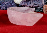 Rose Quartz Crystal Crescent Moon Bowl 🌺🌛💗