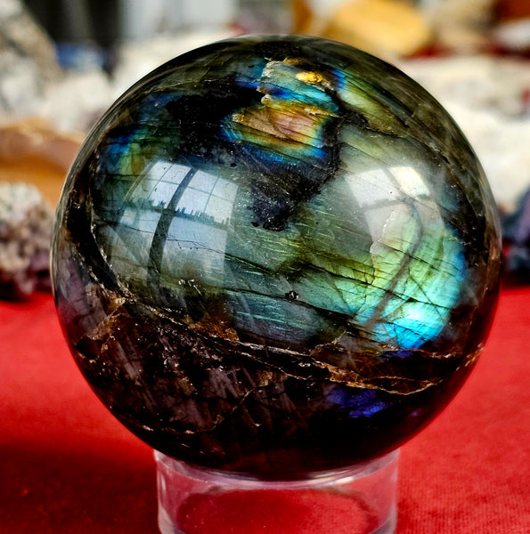 LG. Labradorite Crystal Sphere 🔮💙✨