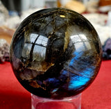 LG. Labradorite Crystal Sphere 🔮💙✨