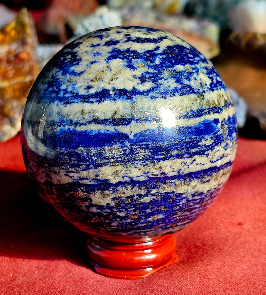Lapis Lazuli Crystal Sphere 🔮💙✨