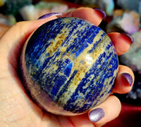 Lapis Lazuli Crystal Sphere 🔮💙✨