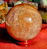 LG. Fire Hematoid Quartz Crystal Sphere 🔥🔮❣️