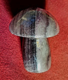 Silky Fluorite Crystal Mushroom 🍄💜