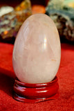 Rose Quartz Crystal Egg ❤️🥚🌸🌹