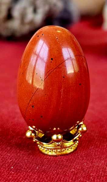 Red Jasper Crystal Egg ♥️🥚🍒