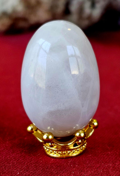 Snow Agate Crystal Egg ❄️🌨️🥚
