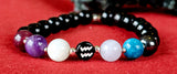 Intention Zodiac 'Aquarius' Crystal Bracelet 🏺♒📿