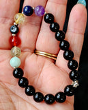 Handmade 'Virgo' Zodiac Themed Crystal Intention Bracelet ♍💜📿