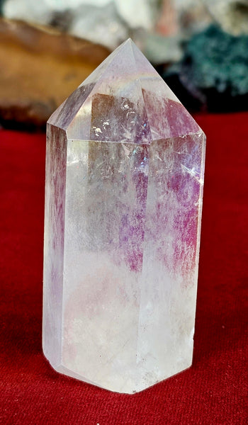 Aura Coated Quartz Crystal Tower ✨🌈✨