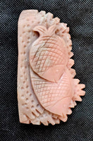 Pink Opal Crystal Fish Swimming through Coral Carving 🐟🪸🩷