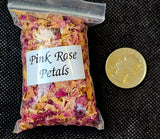 Fresh Cut & Dried Organic Pink Rose Petals 🌿