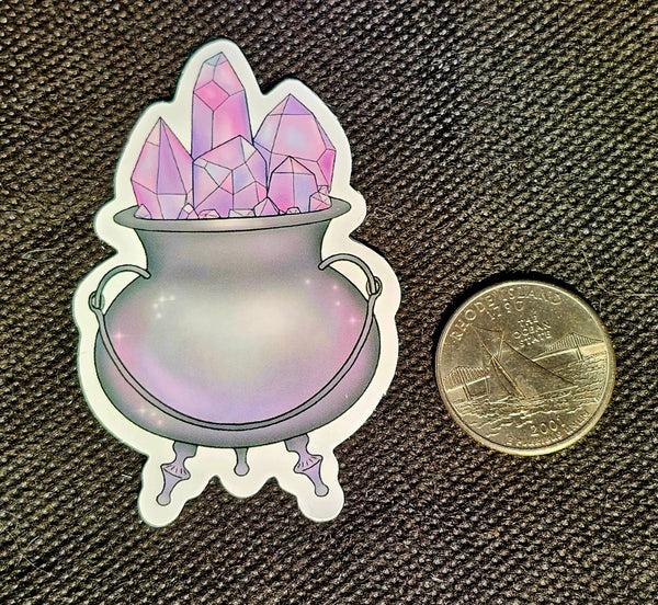 Crystal Cauldron Sticker ✨🔮🧙‍♀️