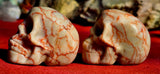 MD. Red Veined Jasper Crystal Skull ❣️💀🐖