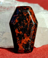 Mahogany Obsidian Crystal Coffin