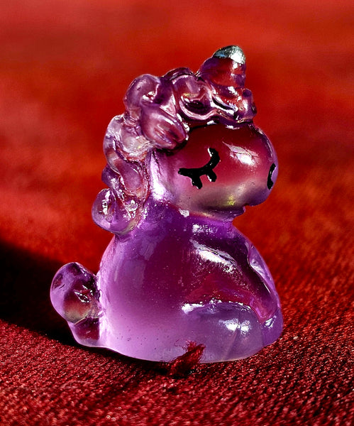 Lilac Acrylic Mini Unicorn Figurine 🦄😍