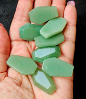 Green Aventurine Crystal Coffin