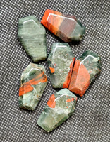 Bloodstone Crystal Coffin