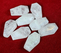 Clear Quartz Crystal Coffin