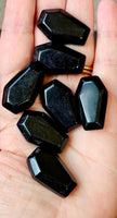 Black Obsidian Crystal Coffin