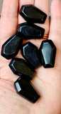 Black Obsidian Crystal Coffin