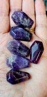 Chevron Amethyst Crystal Coffin