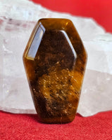 Tiger's Eye Mini Crystal Coffin ⚰️