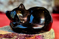 Shugnite Crystal Sleeping Kitty Carving 😴😻🐾