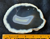 LG. Orca Agate Crystal Slab 🖤🐳✨🤍