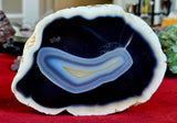 LG. Orca Agate Crystal Slab 🖤🐳✨🤍