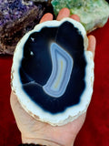 LG. Orca Agate Crystal Slab 🖤🐳✨🤍