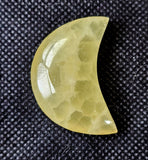 Assorted Crystal Crescent Moon Carving 🌙💛💚🌘