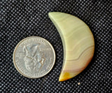 Assorted Crystal Crescent Moon Carving 🌙💛💚🌘