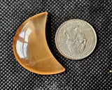 Assorted Crystal Crescent Moon Carving 🌙💛💚🌘