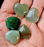 Green Aventurine Crystal Mini Puffy Heart 🌿💚✨