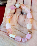 Pink Aragonite Chonky Crystal Bracelet 🌸📿🩷