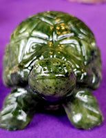 LG. Nephrite Jade Turtle Carving 💚 🐢💚