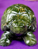 LG. Nephrite Jade Turtle Carving 💚 🐢💚